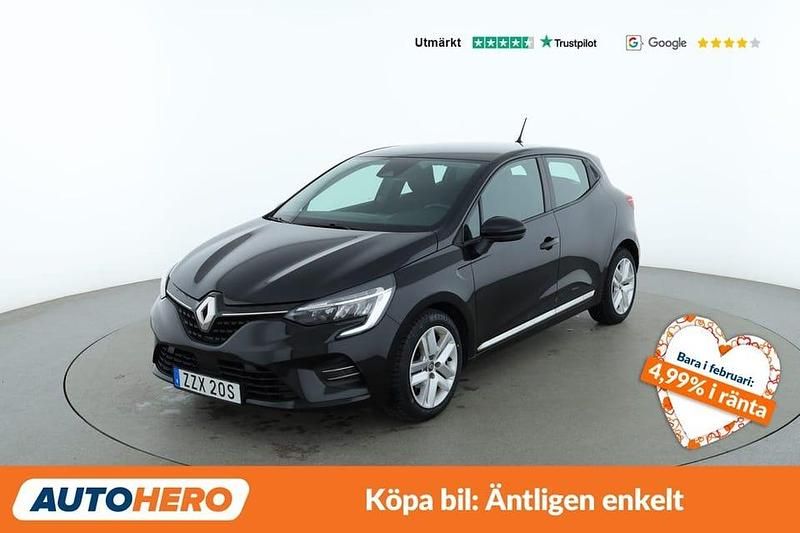 Begagnad Renault Clio V Intens 91 HK (66 kW) 2021 Svart Halvkombi