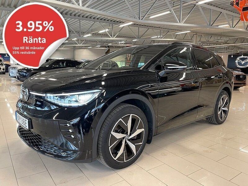Svart Begagnad 2023 VW ID.4 GTX SUV | 429 000 kr (Bra pris) - Bild 1/4