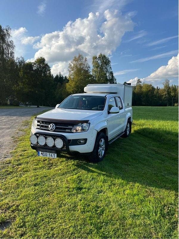 Vit Begagnad 2016 VW Amarok Pickup | 115 000 kr (Superpris) - Bild 1/4
