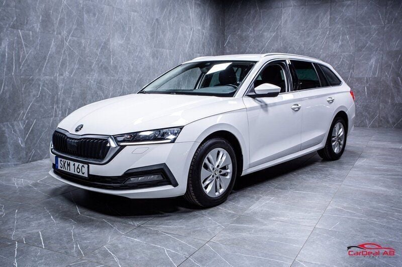 Begagnad Skoda Octavia Ambition 111 HK (81 kW) 2020 Vit Kombi