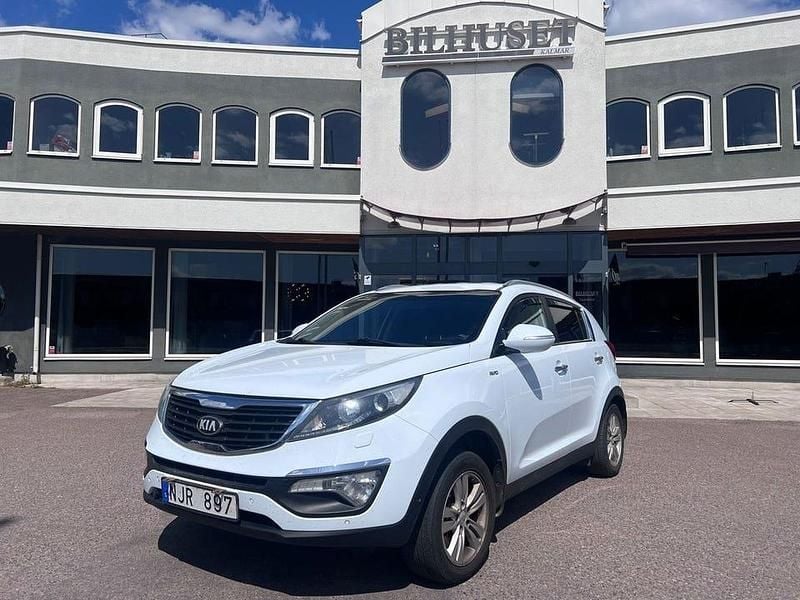 Vit Begagnad 2013 Kia Sportage EX SUV | 65 000 kr (Bra pris) - Bild 1/4