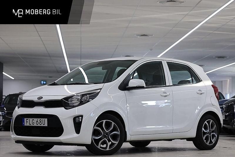 Vit Begagnad 2019 Kia Picanto Halvkombi | 99 900 kr (Marknadspris) - Bild 1/2