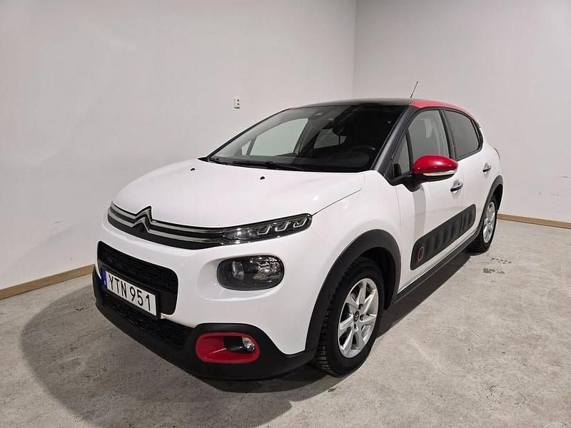 Begagnad Citroën C3 PureTech 110 HK (80 kW) 2018 Vit Halvkombi
