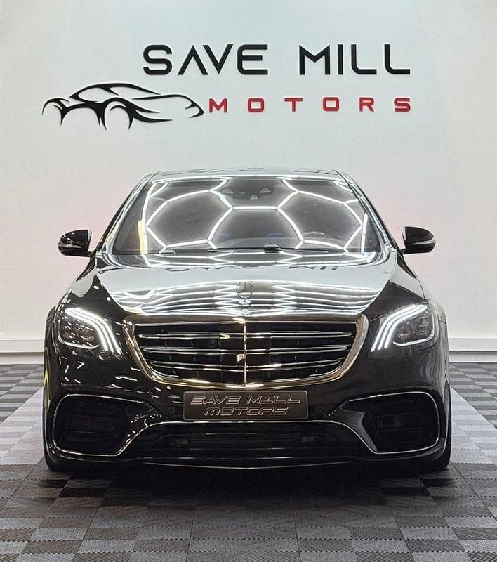 Svart Begagnad 2014 Mercedes S500L Sedan | 509 900 kr - Bild 1/4