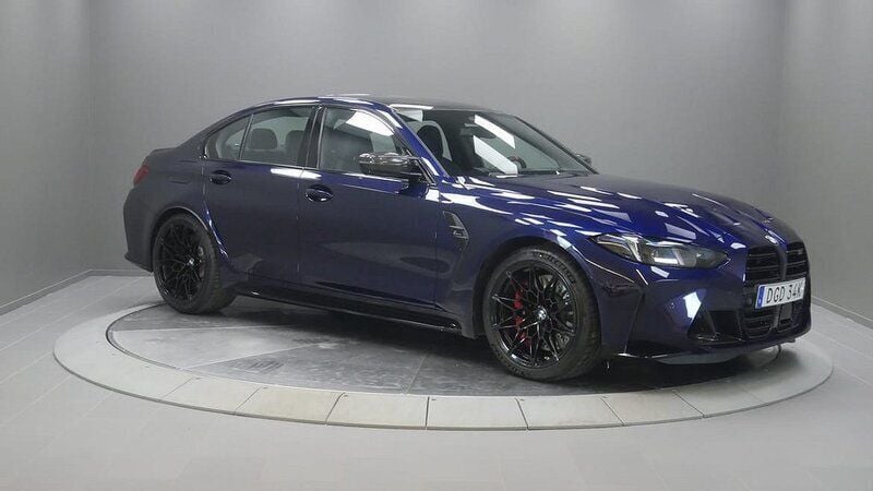 Blå Begagnad 2024 BMW M3 Competition Edition Sedan | 1 199 000 kr - Bild 1/4