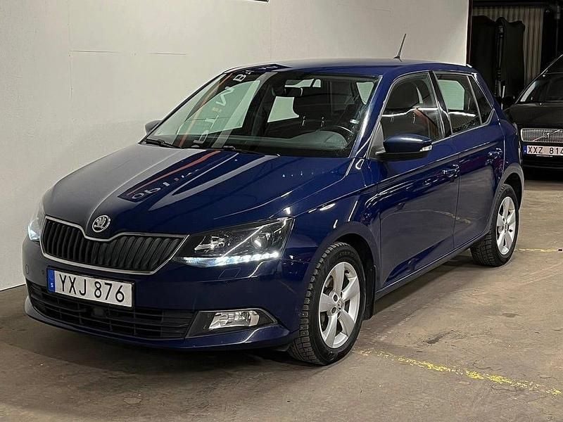 Begagnad Skoda Fabia Style 95 HK (69 kW) 2018 Blå
