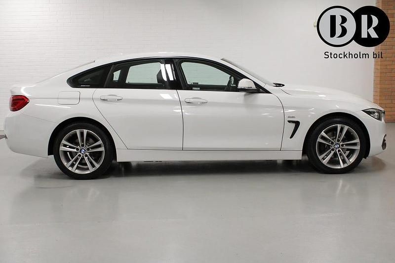 Begagnad BMW 420 Gran Coupé Sport Line 184 HK (135 kW) 2018 Vit Sportkupé
