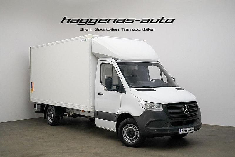 Vit Begagnad 2023 Mercedes Sprinter Van | 489 000 kr (Marknadspris) - Bild 1/4