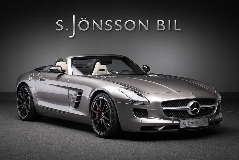 Grå Begagnad 2012 Mercedes SLS AMG AMG Cab | 2 295 000 kr - Bild 1/4