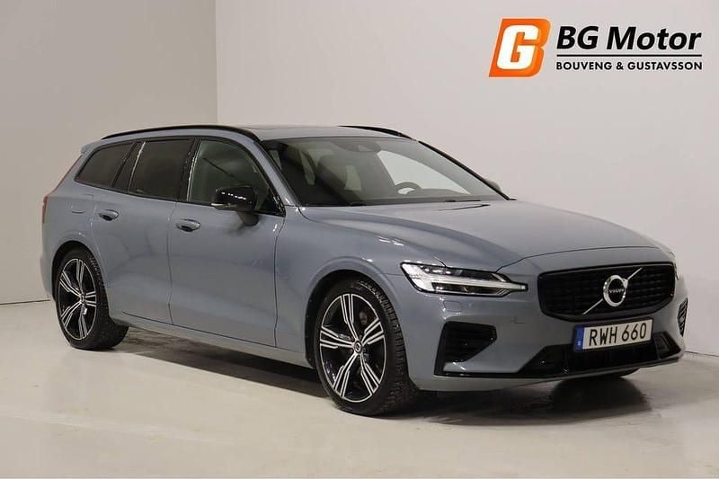 Grå Begagnad 2022 Volvo V60 R-Design Kombi | 399 600 kr (Lite dyr) - Bild 1/3