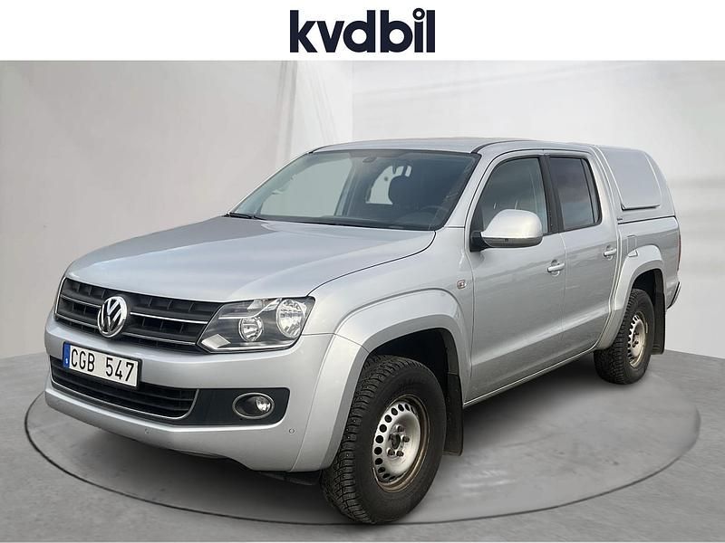 Silver Begagnad 2014 VW Amarok Pickup | 220 000 kr (Marknadspris) - Bild 1/3