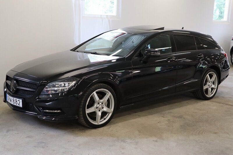 Svart Begagnad 2013 Mercedes CLS350 Shooting Brake AMG Kombi | 149 900 kr (Marknadspris) - Bild 1/4