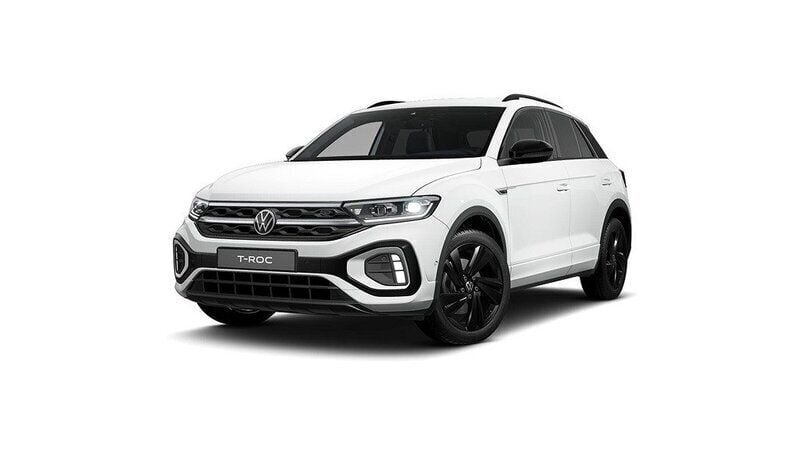 Vit Ny 2025 VW T-Roc R-line SUV | 458 900 kr (Marknadspris) - Bild 1/4