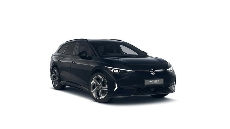 Svart (grenadilla black metallic) Ny 2025 VW ID.7 GTX Sedan | 713 500 kr - Bild 1/4