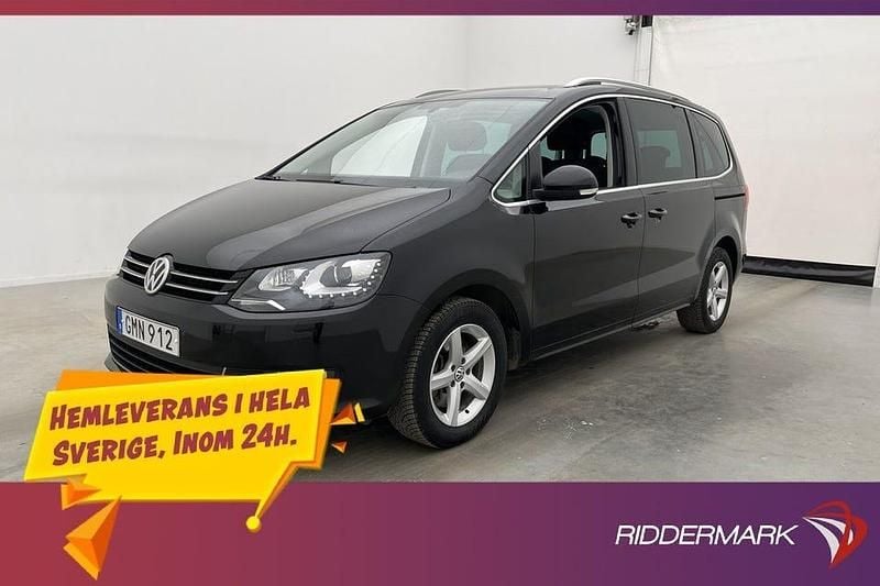 Begagnad VW Sharan 150 HK (110 kW) 2016 Svart Minibuss
