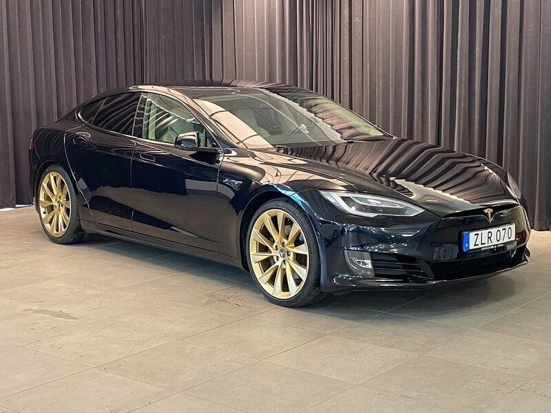 Svart Begagnad 2018 Tesla Model S Long Range Sedan | 339 000 kr (Lite dyr) - Bild 1/4