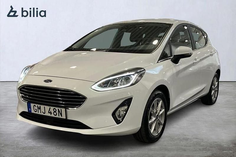 Begagnad Ford Fiesta Titanium 95 HK (69 kW) 2020 Vit Halvkombi