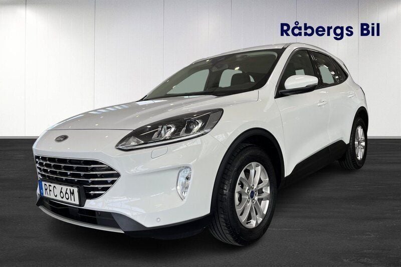 Vit Begagnad 2022 Ford Kuga Titanium SUV | 269 800 kr (Dyr) - Bild 1/4