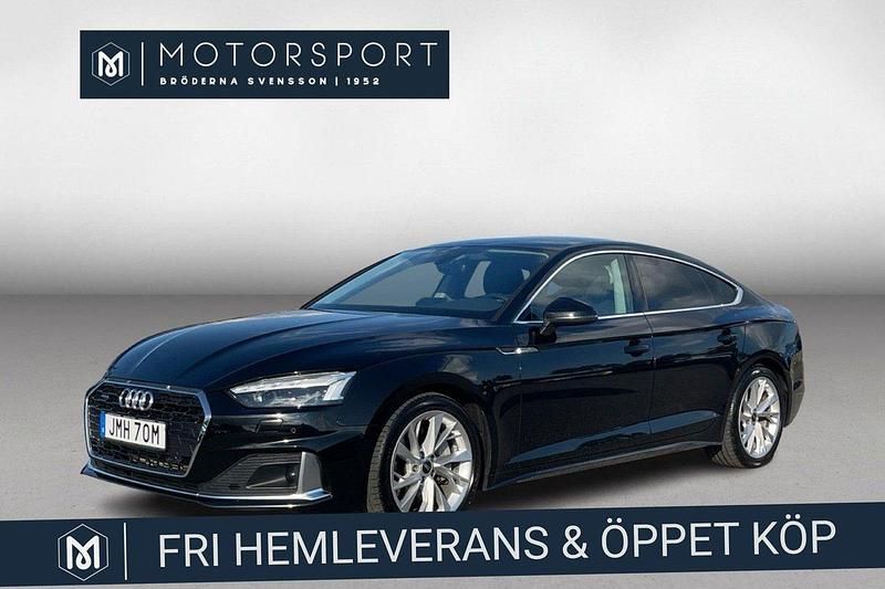 Begagnad Audi A5 Sportback Proline 266 HK (195 kW) 2020 Svart Halvkombi