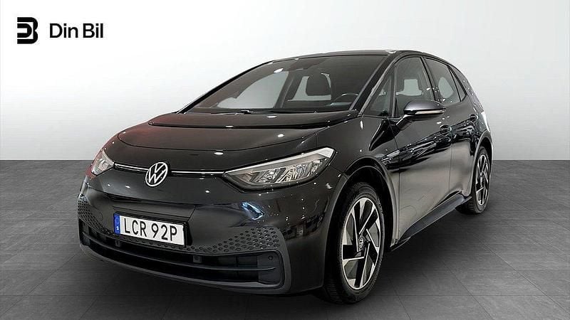 Mörkgrå Begagnad 2020 VW ID.3 Pro Performance Halvkombi | 229 500 kr (Marknadspris) - Bild 1/4