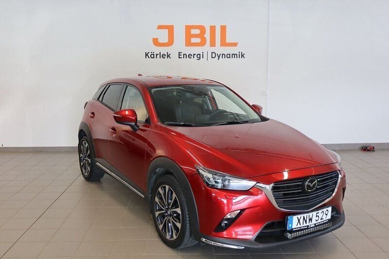 Röd Begagnad 2018 Mazda CX-3 Optimum SUV | 179 900 kr (Marknadspris) - Bild 1/4