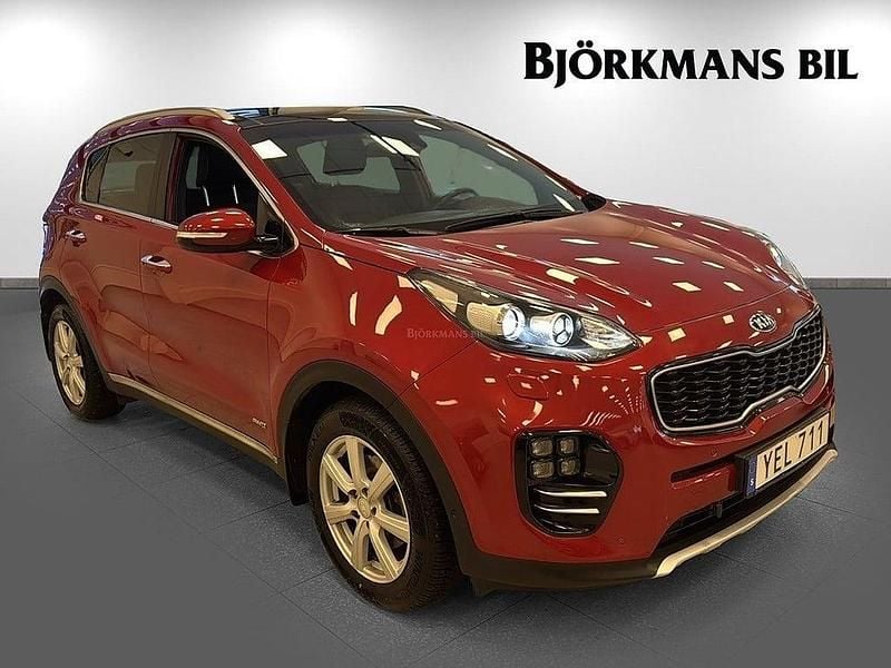 Begagnad Kia Sportage GT-Line 185 HK (136 kW) 2016 Röd SUV