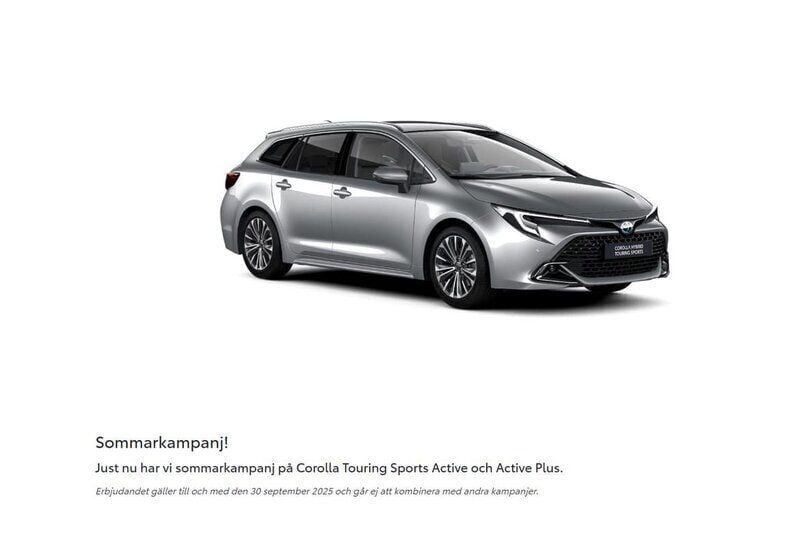 Vit Ny 2025 Toyota Corolla Hybrid Kombi | 299 900 kr (Superpris) - Bild 1/1