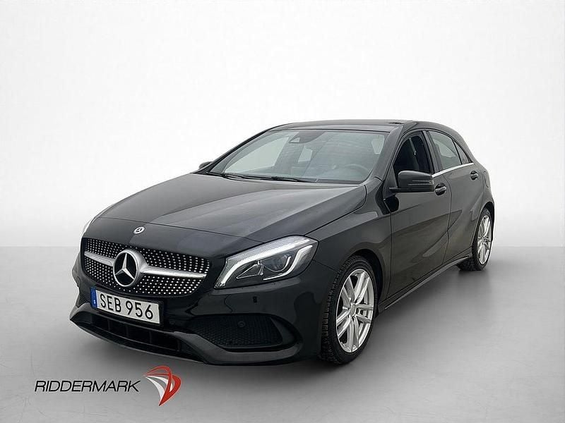 Begagnad Mercedes A180 Style 122 HK (89 kW) 2018 Svart Halvkombi