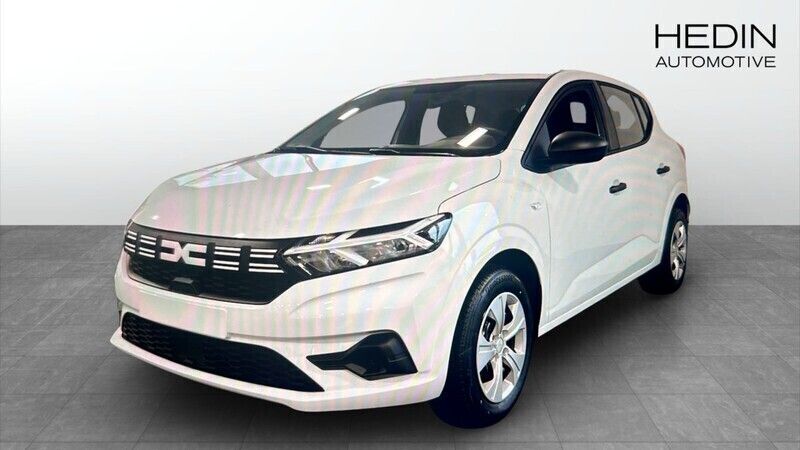 Vit Ny 2024 Dacia Sandero Expression Halvkombi | 209 800 kr (Marknadspris) - Bild 1/4