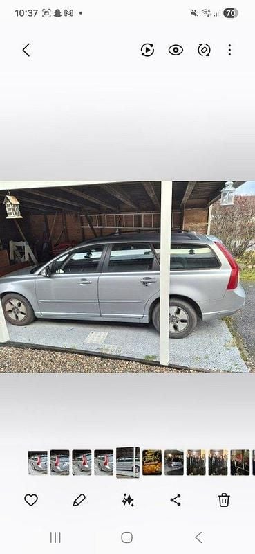 Silver Begagnad 2011 Volvo V50 Momentum Kombi | 10 000 kr (Superpris) - Bild 1/2