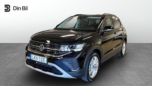 Svart Ny 2025 VW T-Cross Life SUV | 338 600 kr (Marknadspris) - Bild 1/4