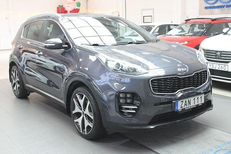 Begagnad Kia Sportage GT-Line 177 HK (130 kW) 2017 Grå SUV