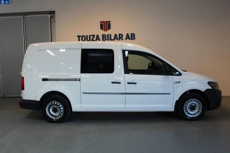 Begagnad VW Caddy Maxi 110 HK (80 kW) 2018 Vit Minibuss