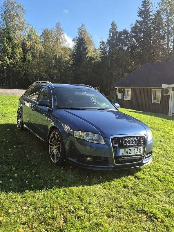 Blå Begagnad 2008 Audi A4 S-Line Kombi | 39 000 kr (Bra pris) - Bild 1/4