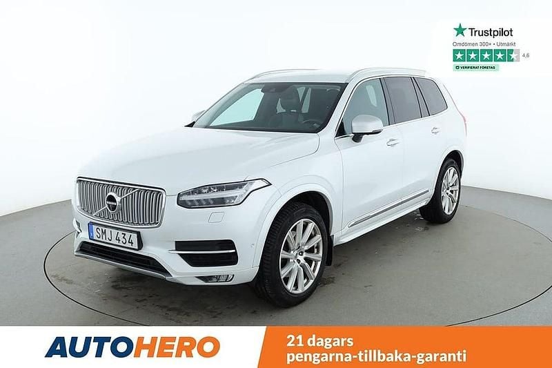 Vit Begagnad 2017 Volvo XC90 Inscription SUV | 349 000 kr (Bra pris) - Bild 1/4