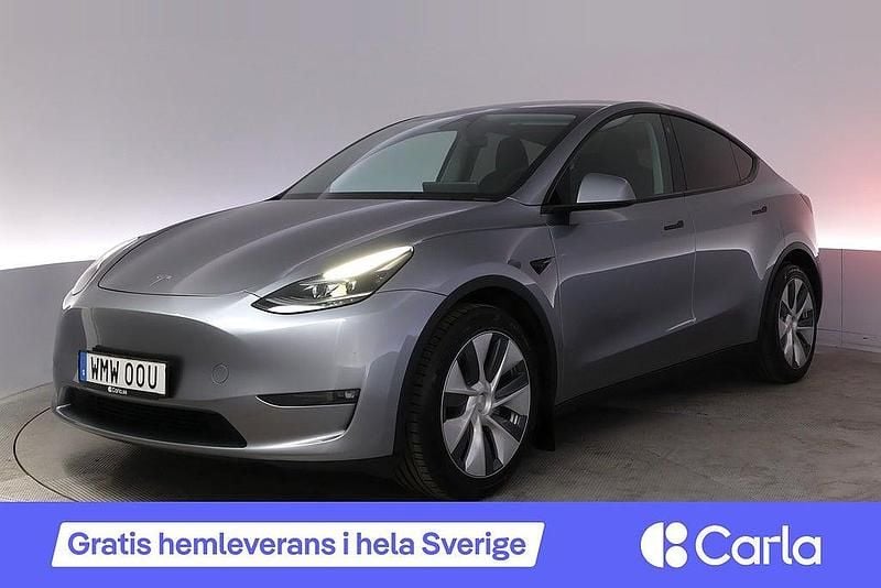Begagnad Tesla Model Y Long Range AWD 378 kW (514 HK) 2022 Grå SUV