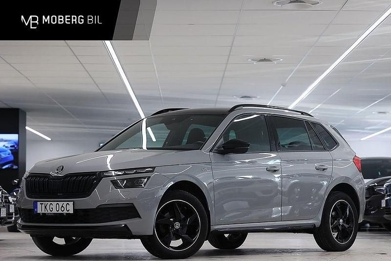 Grå Begagnad 2021 Skoda Kamiq Monte Carlo SUV | 229 900 kr (Marknadspris) - Bild 1/2