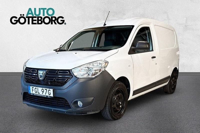 Vit Begagnad 2021 Dacia Dokker Express Van | 99 900 kr (Marknadspris) - Bild 1/3
