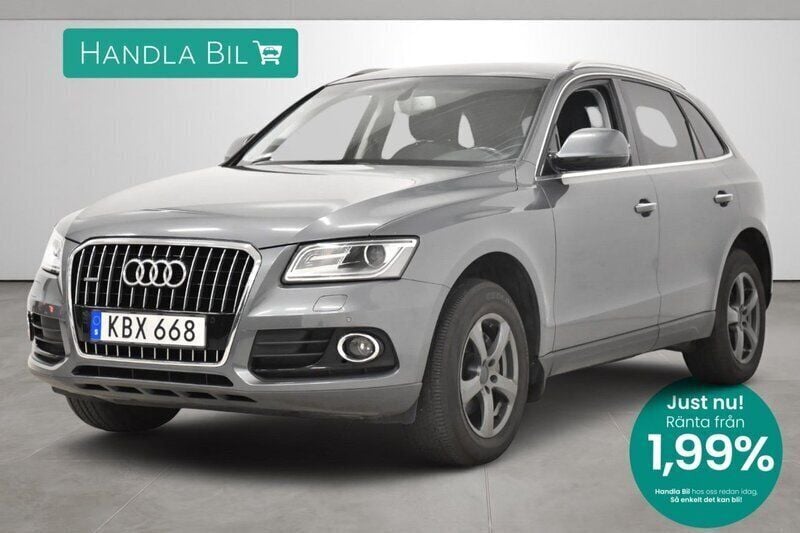 Grå Begagnad 2015 Audi Q5 Comfort SUV | 189 900 kr (Marknadspris) - Bild 1/3