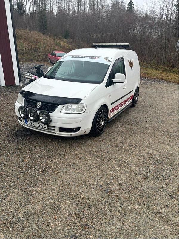 Vit Begagnad 2008 VW Caddy Cup Minibuss | 49 000 kr (Dyr) - Bild 1/4