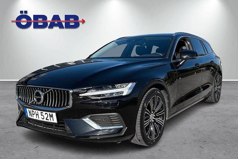 Svart Begagnad 2021 Volvo V60 Inscription Kombi | 369 800 kr (Lite dyr) - Bild 1/4