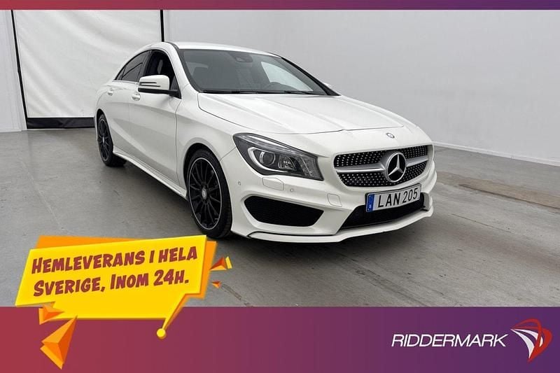 Vit Begagnad 2015 Mercedes CLA220 AMG Sedan | 249 700 kr (Marknadspris) - Bild 1/3