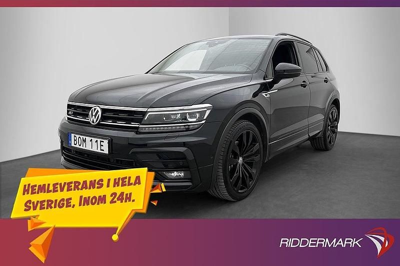 Svart Begagnad 2020 VW Tiguan R-line SUV | 309 800 kr (Marknadspris) - Bild 1/3