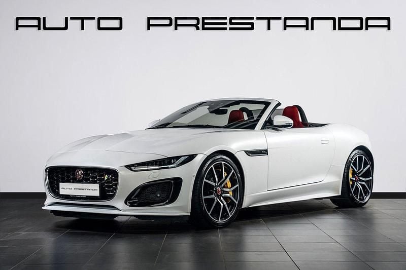 Vit Begagnad 2022 Jaguar F-Type R Cab | 1 295 000 kr - Bild 1/4
