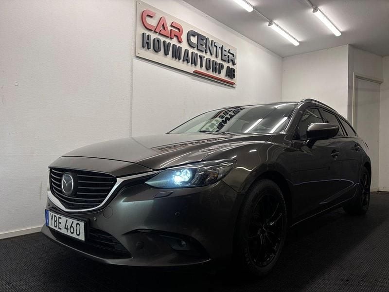 Brun Begagnad 2015 Mazda 6 Kombi | 79 900 kr (Bra pris) - Bild 1/4
