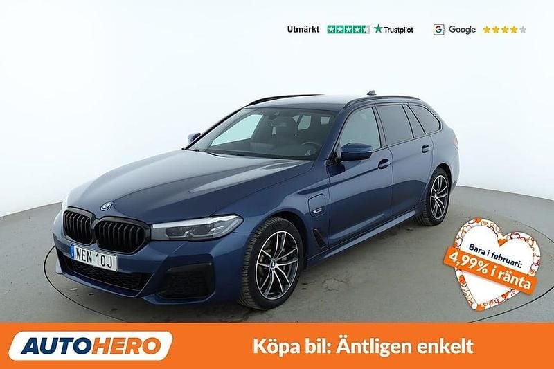 Begagnad BMW 530e M Sport 292 HK (214 kW) 2022 Blå Kombi