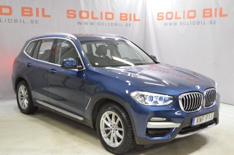 Blå Begagnad 2019 BMW X3 xLine SUV | 259 900 kr (Marknadspris) - Bild 1/4