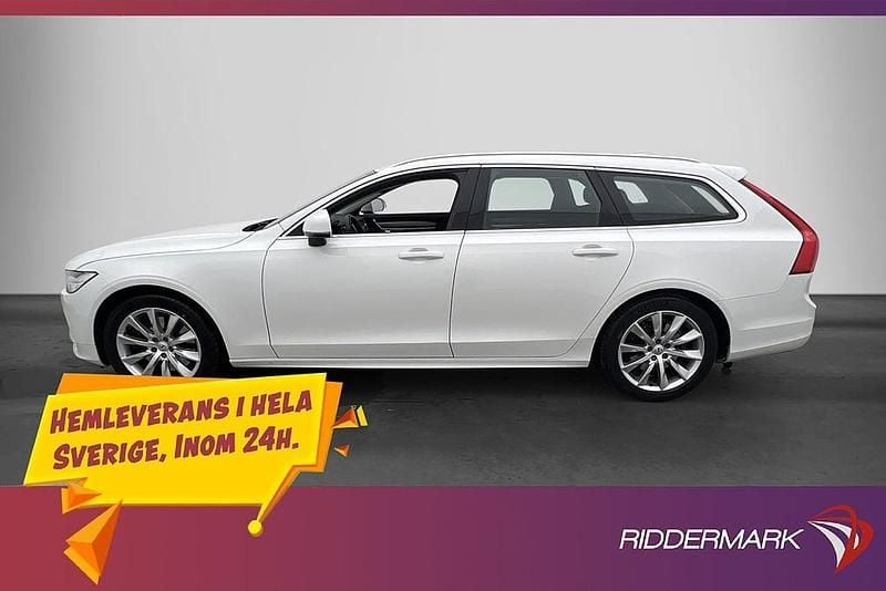 Vit Begagnad 2018 Volvo V90 Momentum Kombi | 184 800 kr (Bra pris) - Bild 1/3