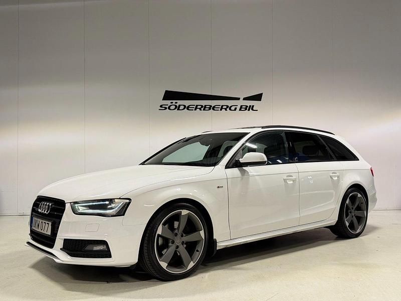 Vit Begagnad 2014 Audi A4 S-Line Kombi | 129 900 kr (Lite dyr) - Bild 1/4