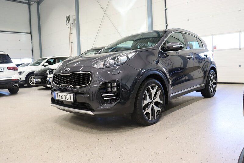Grå Begagnad 2017 Kia Sportage GT-Line SUV | 219 800 kr (Marknadspris) - Bild 1/4